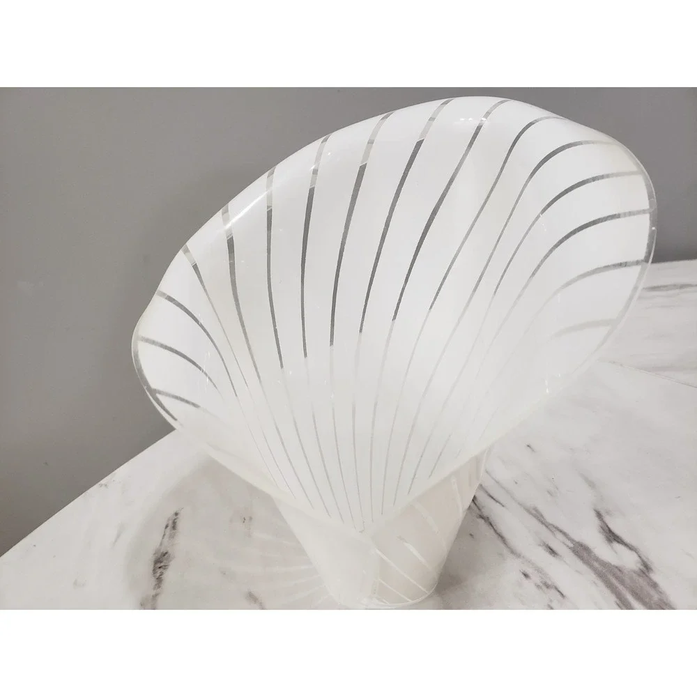 REPLACEMENT SHADE - Vintage Calla Lily Six‎ Shade Table Lamp White #2
